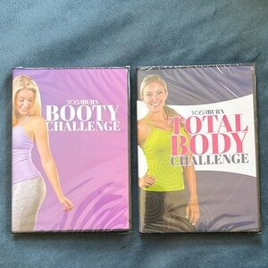 Yoga Burn Booty and Total Body Challenge DVDs